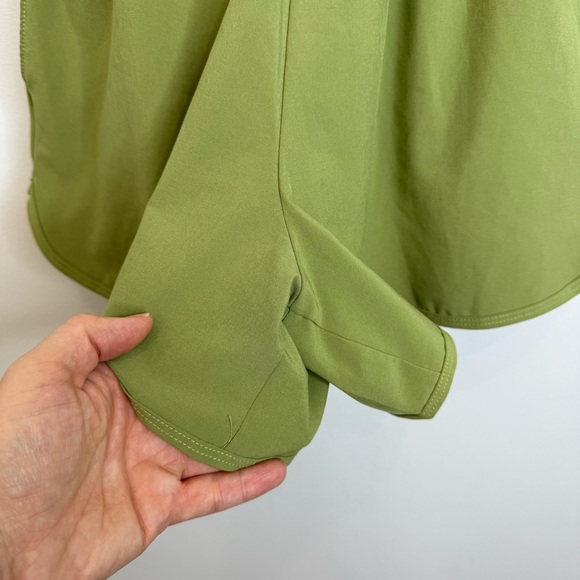 Abercrombie & Fitch Green Athletic Shorts Romper Women's Small Travel Athletic - Picture 7 of 13